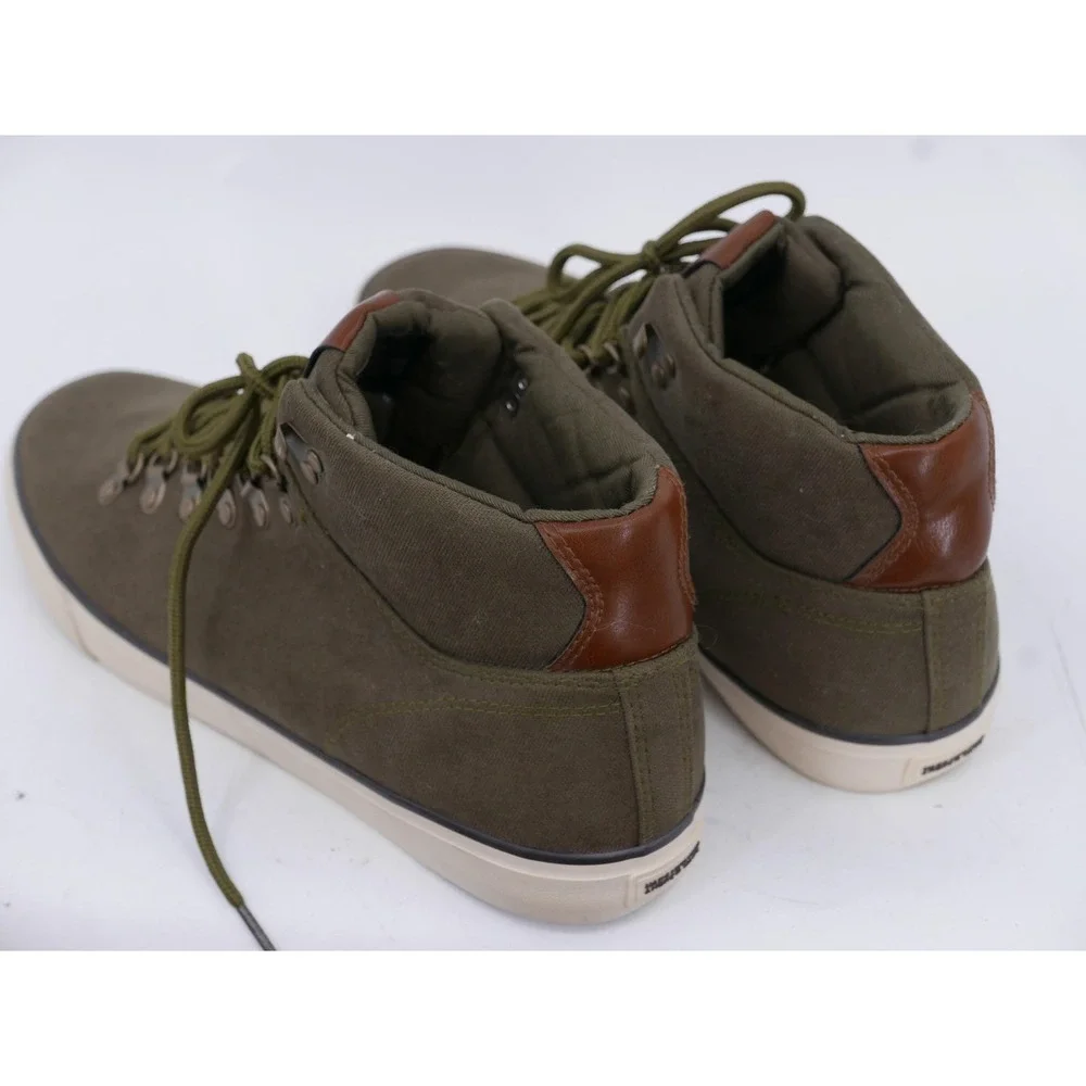 Marc New York Canvas High Top Shoes Olive Green Casual Sneakers Men's Size 12